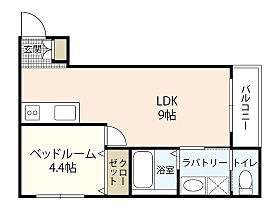 広島県広島市南区東雲3丁目（賃貸アパート1LDK・1階・31.67㎡） その2