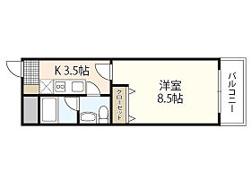 広島県広島市中区江波西2丁目（賃貸アパート1K・3階・25.00㎡） その2