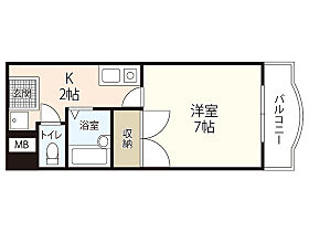 広島県広島市安芸区中野2丁目（賃貸マンション1K・1階・25.00㎡） その2