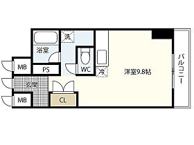 広島県広島市中区西平塚町（賃貸マンション1R・3階・26.00㎡） その2