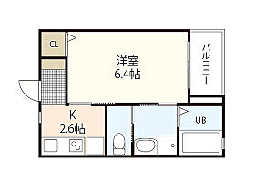 広島県広島市安佐南区上安1丁目（賃貸アパート1K・1階・24.96㎡） その2