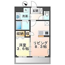 広島県東広島市八本松飯田8丁目（賃貸アパート1LDK・2階・31.74㎡） その2