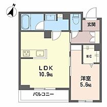 広島県広島市西区己斐中1丁目（賃貸マンション1LDK・2階・41.18㎡） その2