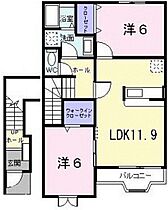 広島県広島市安芸区瀬野5丁目（賃貸アパート2LDK・2階・58.80㎡） その2