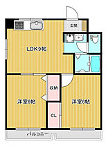 広島県広島市南区翠3丁目（賃貸マンション2LDK・2階・45.70㎡） その2