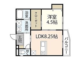 ＬＡ　ＰＯＲＴＥ　江波本町  ｜ 広島県広島市中区江波本町（賃貸アパート1LDK・3階・36.71㎡） その2