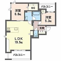 広島県広島市東区牛田中2丁目（賃貸マンション2LDK・2階・70.51㎡） その2