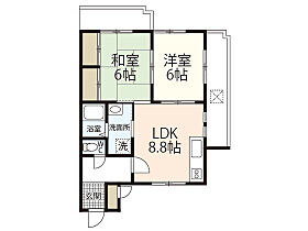 広島県広島市安芸区矢野西4丁目（賃貸マンション2LDK・4階・48.19㎡） その2