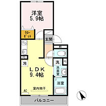 広島県東広島市西条町助実（賃貸アパート1LDK・2階・35.87㎡） その2