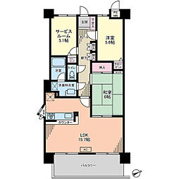 間取図画像 2SLDK
