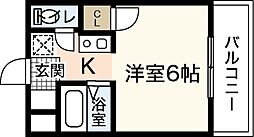 間取図画像 1K