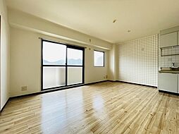 ミリオンハイム日の出 3階2LDKのリビング/ダイニング