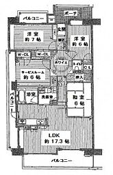 間取図画像 3LDK