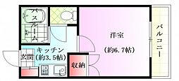 間取図画像 1K