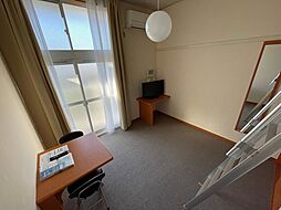 レオパレスエスポワールII 2階1Kのリビング/ダイニング