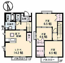 サニーコートC 3LDKの間取図画像