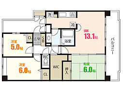 間取図画像 3LDK