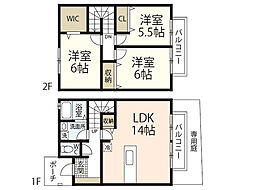 間取図画像 3LDK