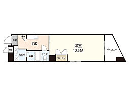プライムコートK 1Kの間取図画像