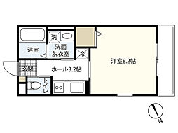 ディアコートM 1Kの間取図画像