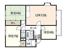ウィンディアなごみ 3LDKの間取図画像
