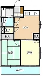 エトノ空港通り 2LDKの間取図画像