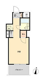 グランデール横川 ワンルームの間取図画像