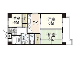 Casa&Michiroom古江新町 3DKの間取図画像