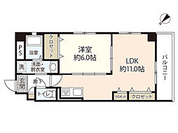 AshiyaVivid海田 1LDKの間取図画像