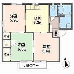 物件の間取り