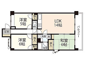 第3橘谷ビル  ｜ 広島県広島市西区田方1丁目（賃貸マンション3LDK・3階・72.60㎡） その2