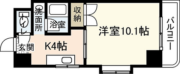 ルミエール牛田本町 ｜広島県広島市東区牛田本町1丁目(賃貸マンション1K・5階・30.27㎡)の写真 その2