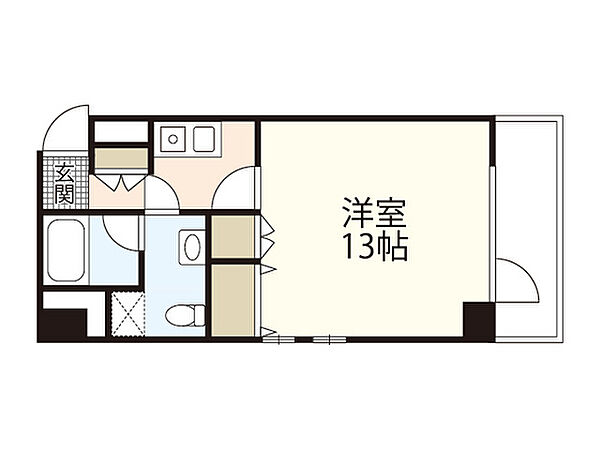 ＥａｓｔＷｏｏｄ牛田 ｜広島県広島市東区牛田南2丁目(賃貸マンション1K・6階・35.47㎡)の写真 その2