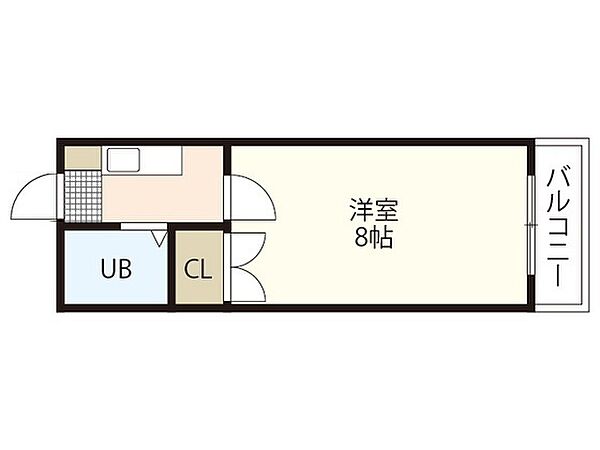 エステート平成 ｜広島県広島市中区吉島西1丁目(賃貸マンション1K・2階・21.60㎡)の写真 その2