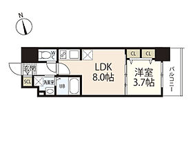 Ｓ－ＲＥＳＩＤＥＮＣＥ国泰寺町二丁目  ｜ 広島県広島市中区国泰寺町2丁目（賃貸マンション1LDK・5階・29.96㎡） その2