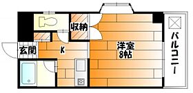 広島県広島市安佐南区長束4丁目（賃貸マンション1K・2階・25.00㎡） その2