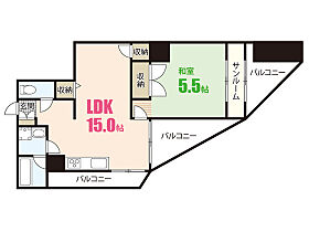 広島県広島市安佐南区西原2丁目（賃貸マンション1LDK・1階・46.33㎡） その2