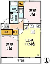 広島県広島市佐伯区三筋1丁目（賃貸アパート2LDK・1階・53.70㎡） その2