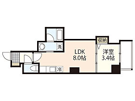 月光住吉町  ｜ 広島県広島市中区住吉町（賃貸マンション1LDK・5階・27.89㎡） その2