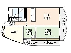 広島県広島市安佐南区川内5丁目（賃貸マンション3LDK・3階・60.00㎡） その2