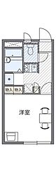 レオパレスセレステ 1Kの間取図画像