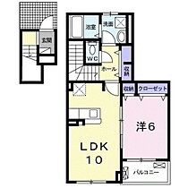 広島県広島市安佐南区川内4丁目（賃貸アパート1LDK・2階・45.41㎡） その1