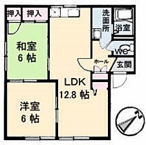 広島県広島市安芸区中野東6丁目（賃貸アパート2LDK・1階・54.69㎡） その2