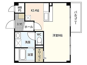 広島県安芸郡府中町鶴江2丁目（賃貸マンション1R・1階・28.84㎡） その2