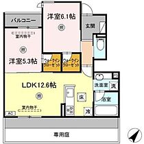 広島県広島市安佐南区大塚西1丁目（賃貸アパート2LDK・1階・55.17㎡） その1