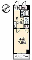 広島県広島市東区牛田本町1丁目（賃貸マンション1K・2階・24.22㎡） その2