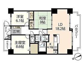 広島県広島市東区牛田新町4丁目（賃貸マンション3LDK・10階・101.79㎡） その2