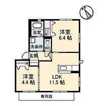 広島県広島市東区牛田新町1丁目（賃貸アパート2LDK・1階・50.04㎡） その2