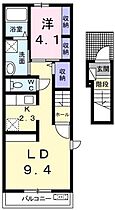 広島県広島市東区牛田東3丁目（賃貸アパート1LDK・2階・40.09㎡） その2