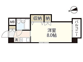 広島県広島市中区千田町3丁目（賃貸マンション1K・4階・23.64㎡） その2